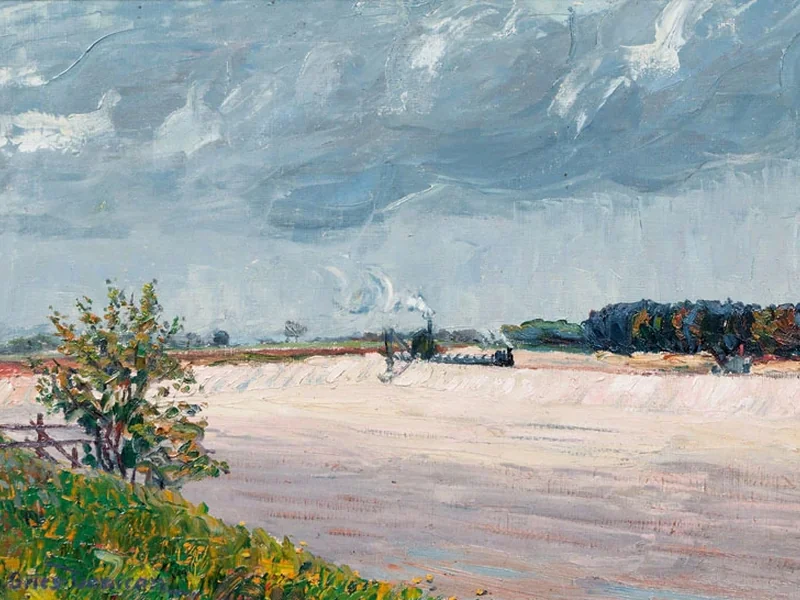 1874-Helene Gries Danican - Cava di ghiaia vicino a Itzehoe